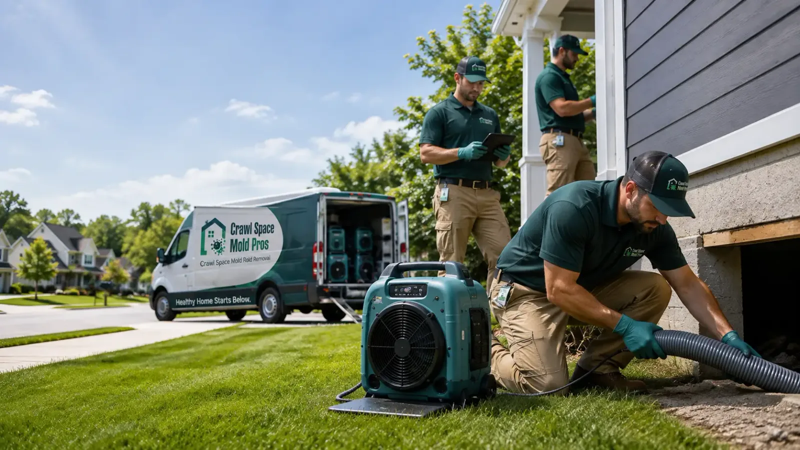 Crawl Space Mold Removal in Jamesport, MO